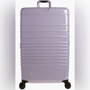 BEIS Limited Edition The Large Check-In Checked Bag Roller in Glossy Lavender